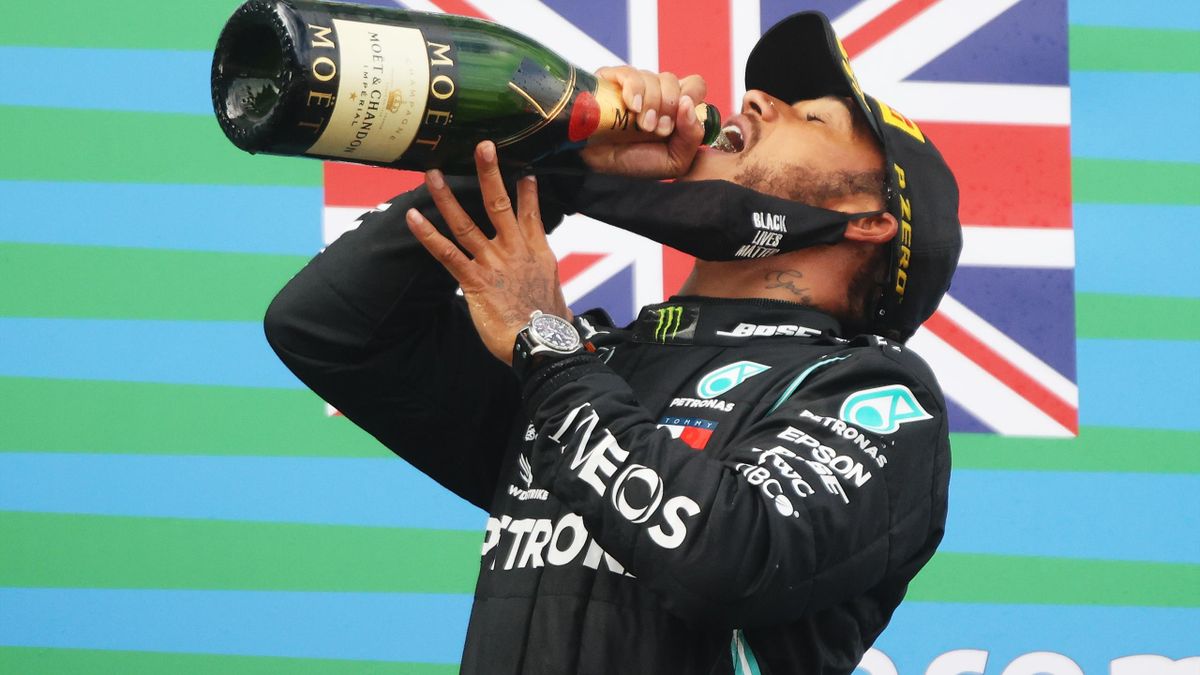 After Equalling Michael Schumacher S Record Lewis Hamilton Will Have An Eye On His Own Eurosport