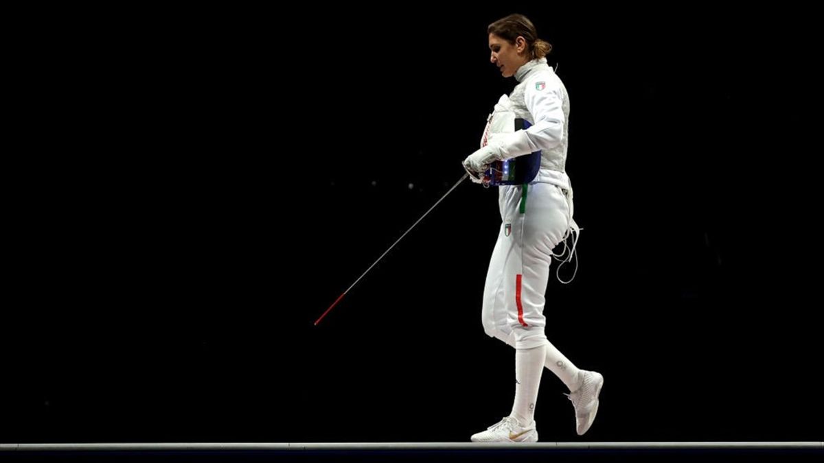 Arianna Errigo, medaglia di bronzo nel fioretto femminile a squadre alle Olimpiadi di Tokyo 2020
