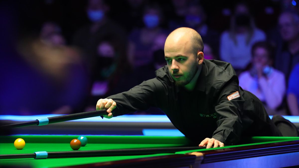 Luca Brecel at the Scottish Open