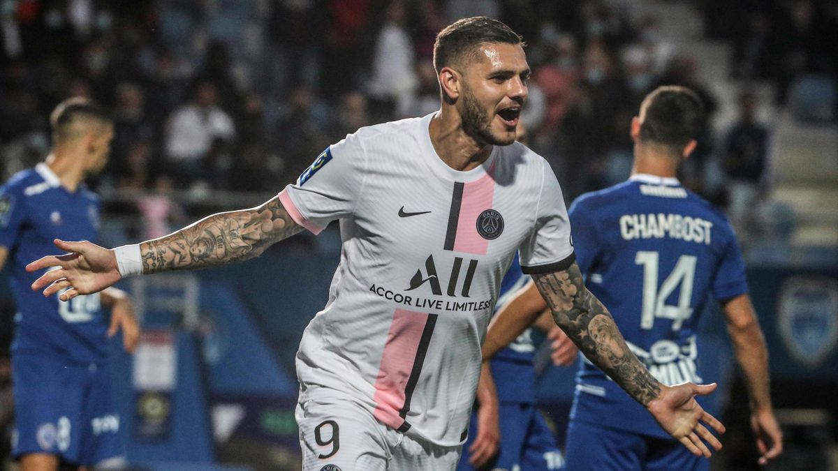 Troyes 1 2 Paris Saint Germain Quick Fire Double Helps Spark Fightback As Parisans Claim Narrow Opening Day Win Eurosport