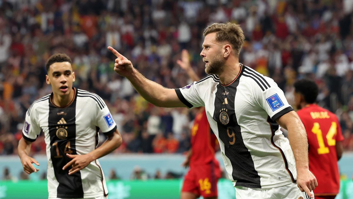 Spain 1-1 Germany: Niclas Fullkrug strikes late to salvage draw for Hansi Flick's side at World Cup - Eurosport