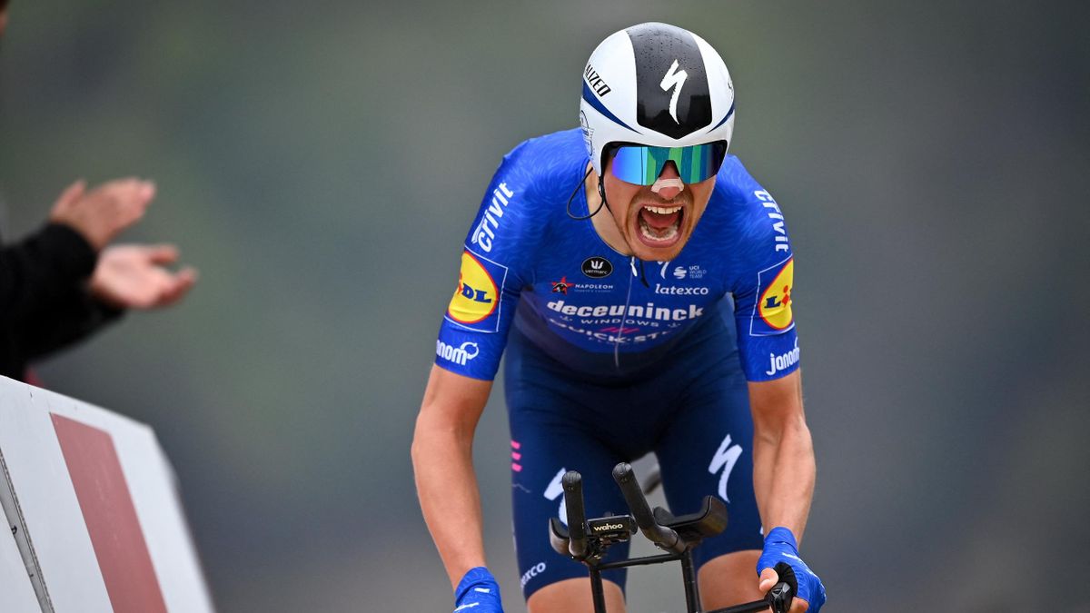Fausto Masnada nella crono di Friburgo al Tour de Romandie 2021 - Getty Images