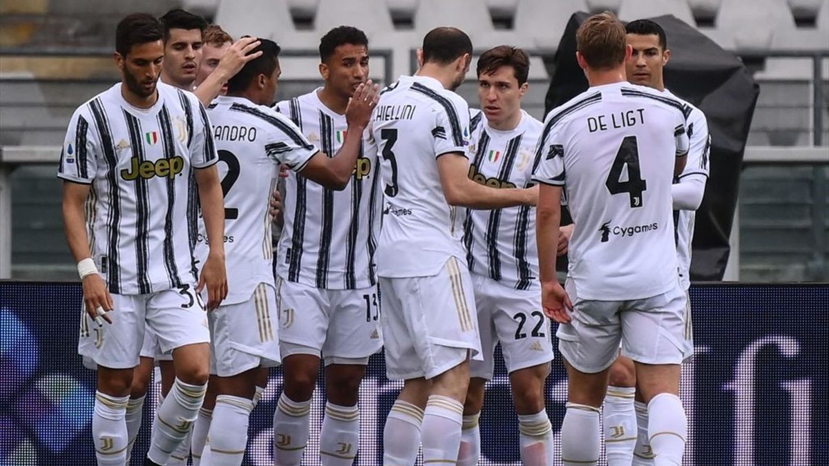 Federico Chiesa esulta per il gol del vantaggio in Torino-Juventus - Serie A 2020/2021 - Getty Images