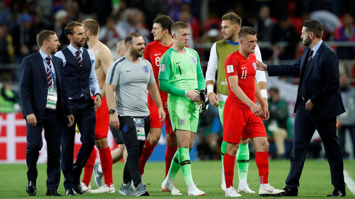 World Cup Jamie Vardy A Doubt For Quarter Final After Groin Injury Prevented Him Taking Penalty Eurosport