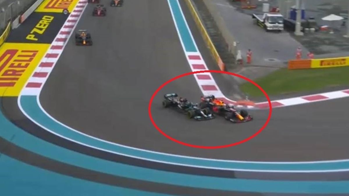 Gp Abu Dhabi, Contatto Verstappen-Hamilton al 1° giro: Lewis non  restituisce posizione e la direzione gara non investiga - Eurosport