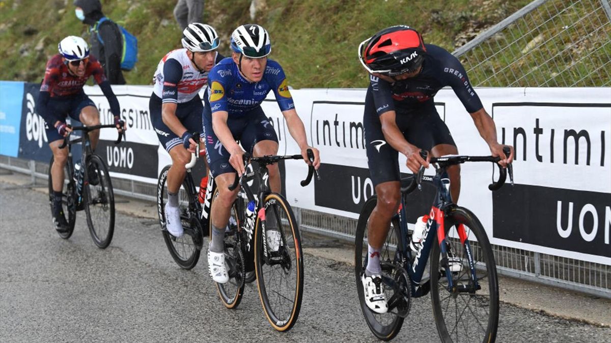 Egan Bernal, Remco Evenepoel, Giulio Ciccone e Daniel Martin si sfidano nel finale a San Giacomo (tappa 6) - Giro d'Italia 2021