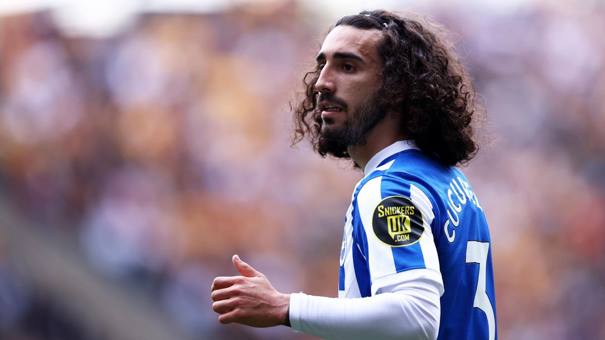 Brighton's Marc Cucurella is reportedly a target for Manchester City