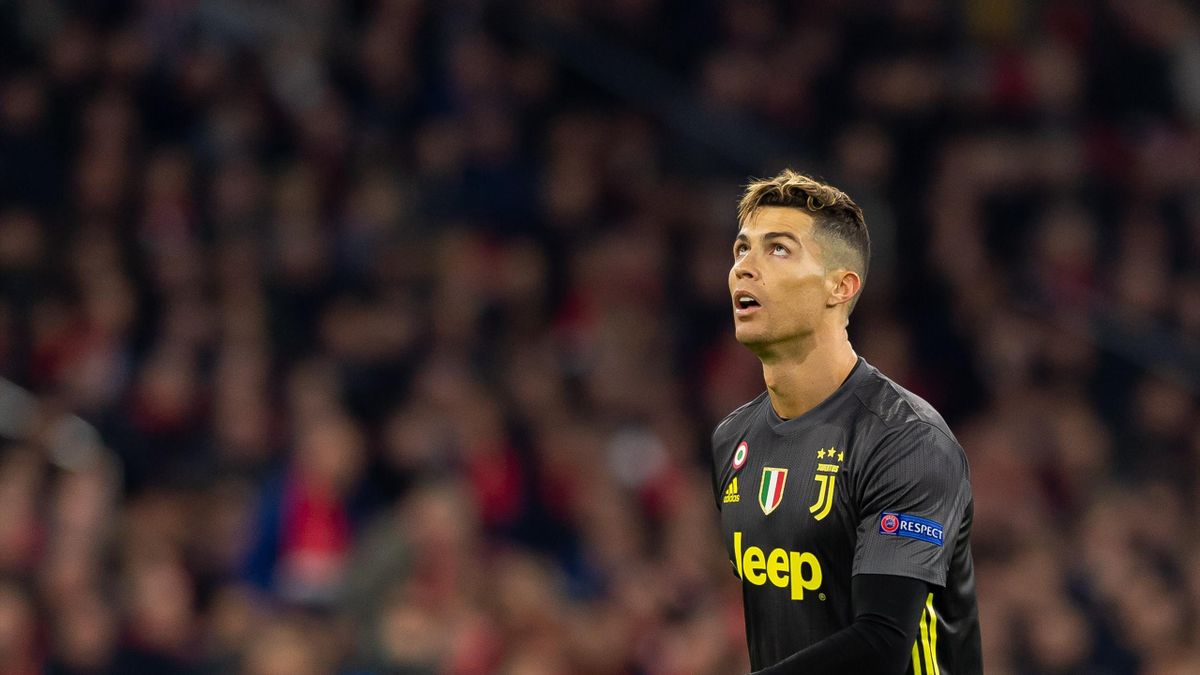 Cristiano Ronaldo lors de la rencontre Ajax-Juventus Turin en 1/4 de finale de Ligue des champions