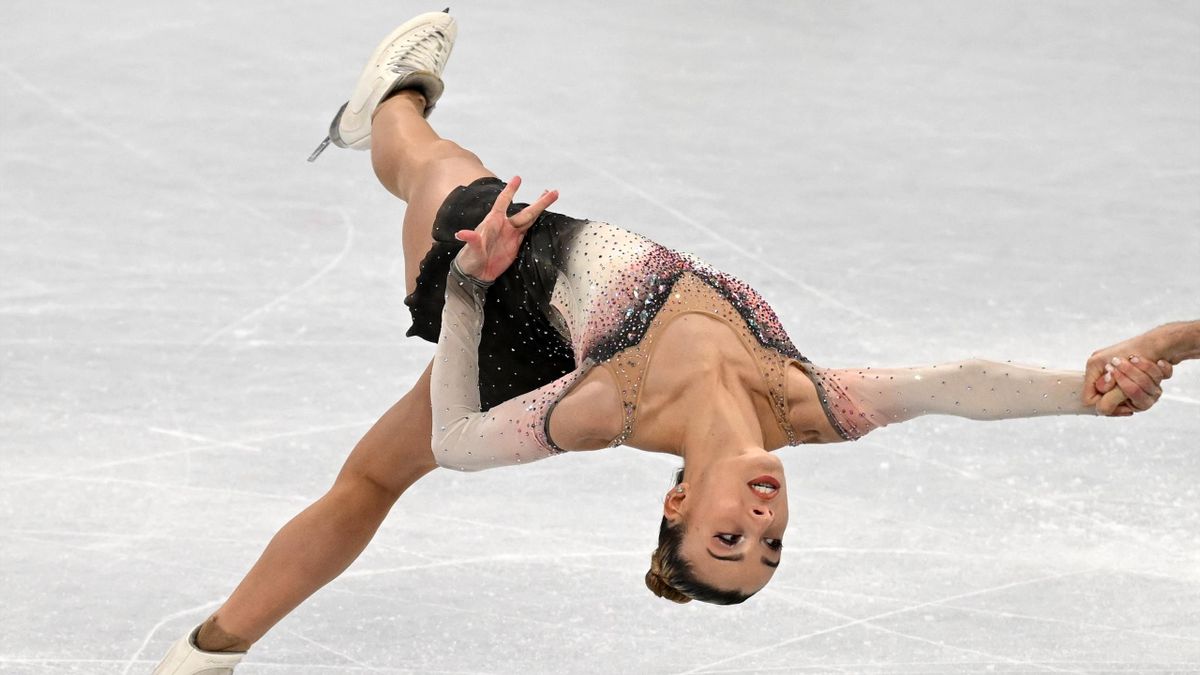 La patinadora Laura Barquero en Pekín 2022