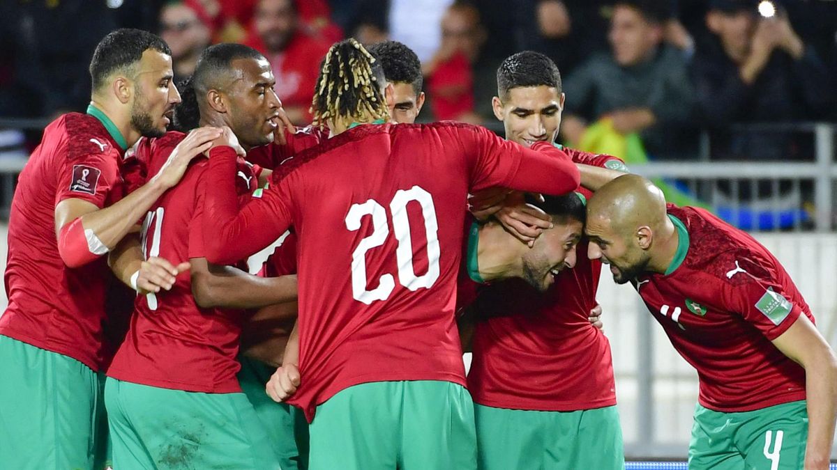 Les joueurs du Maroc qualifiés pour le Mondial 2022