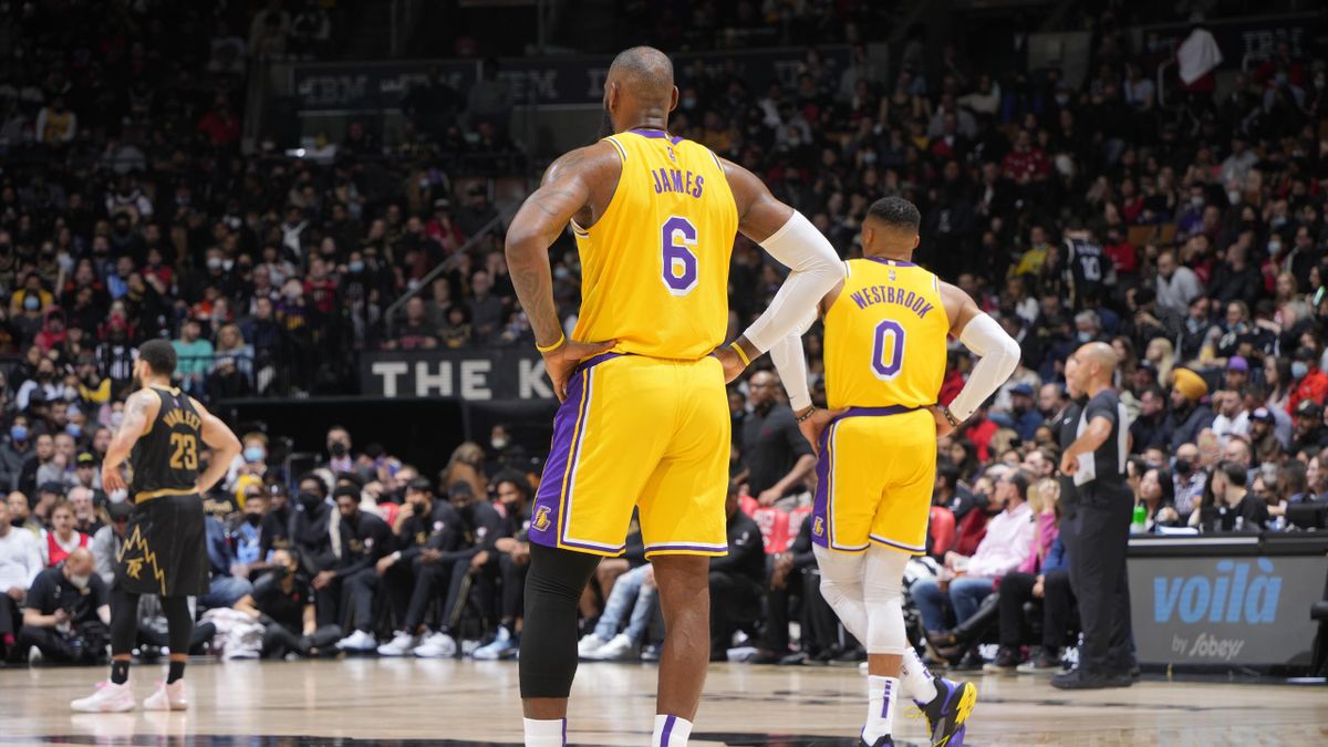 LeBron James et Russell Westbrook (Los Angeles Lakers)
