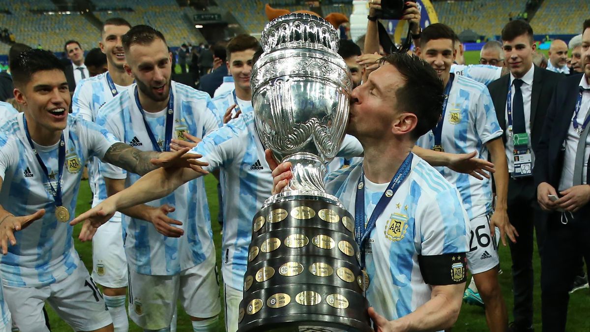 Lionel Messi wins Copa America: Argentina star ecstatic after winning his  first major international trophy - Eurosport