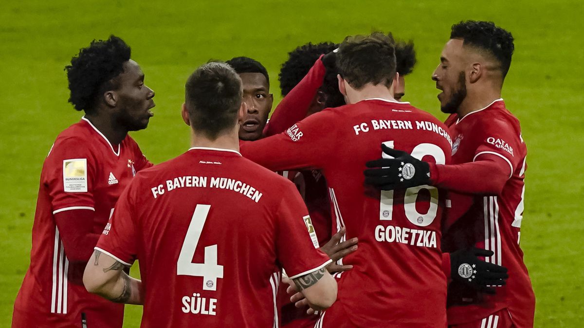 Bayern Munich celebrate v Mainz