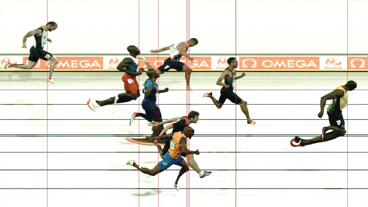 La photo-finish du 200m des Jeux de Rio remporté par Usain Bolt