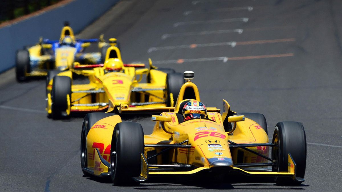  IndyCar Series driver Ryan Hunter-Reay during the 2014 Indianapolis 500 (Reuters)