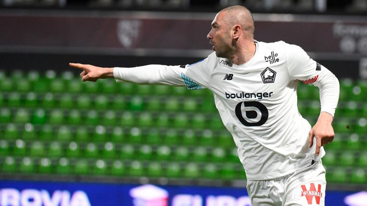 Burak Yilmaz, buteur pour Lille à Metz en Ligue 1