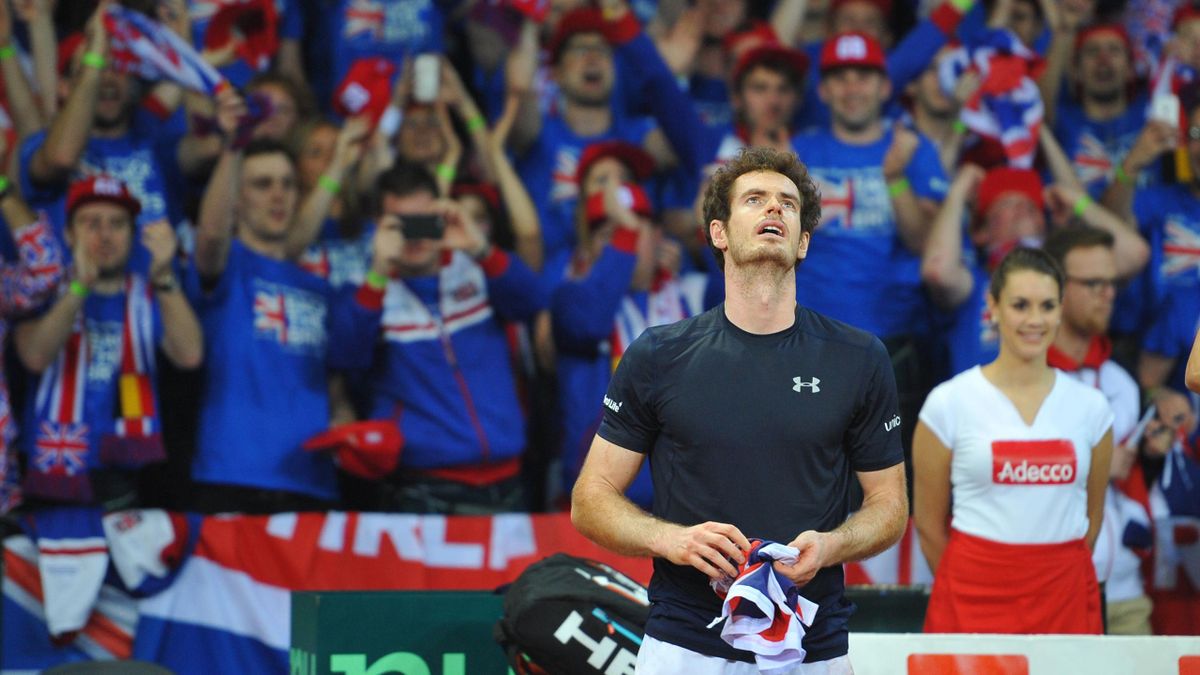 Andy Murray revels in Davis Cup success.