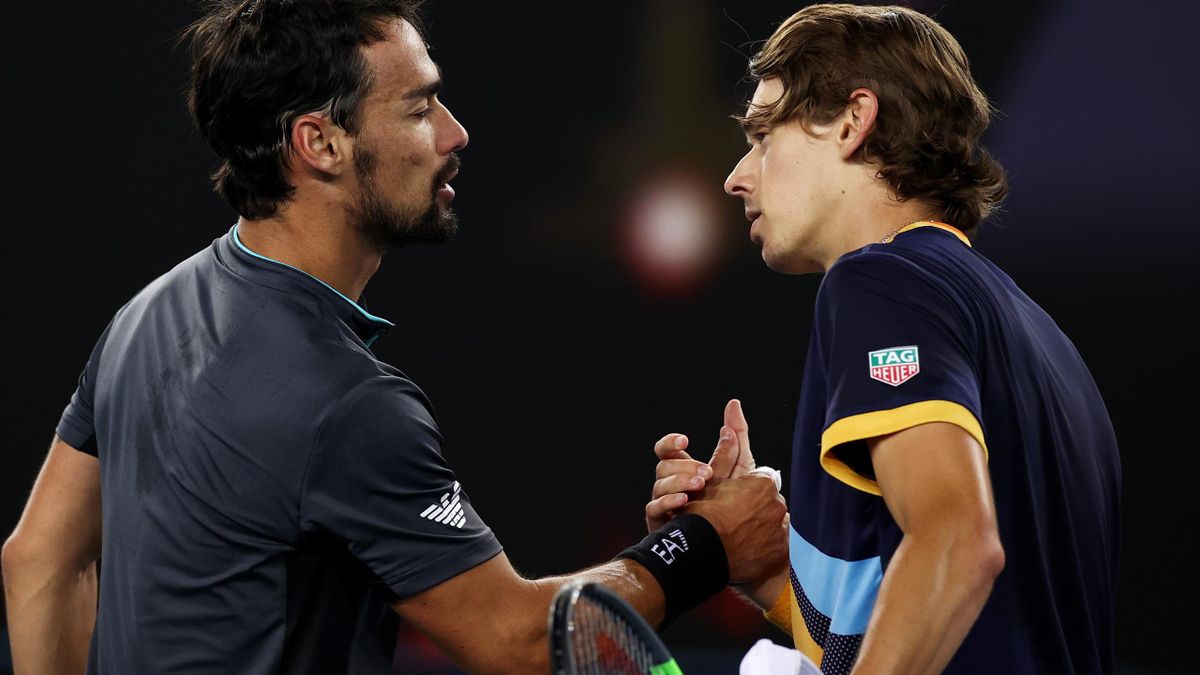 Australian Open : Highlights Fognini vs De Minaur (3min)