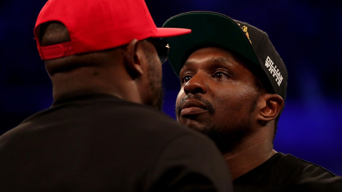 Boxing News Scuffle Breaks Out As Dillian Whyte And Dereck Chisora Face Off Eurosport