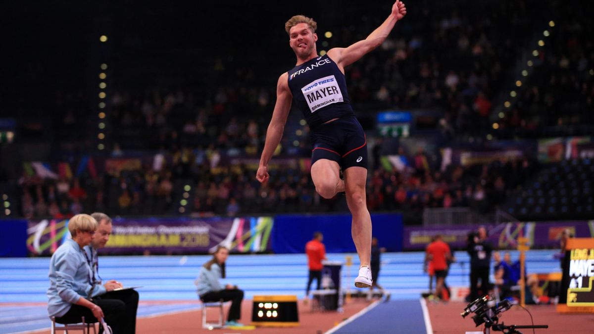 Kevin Mayer a battu son record personnel en saut en longueur aux Mondiaux en salle de Birmingham