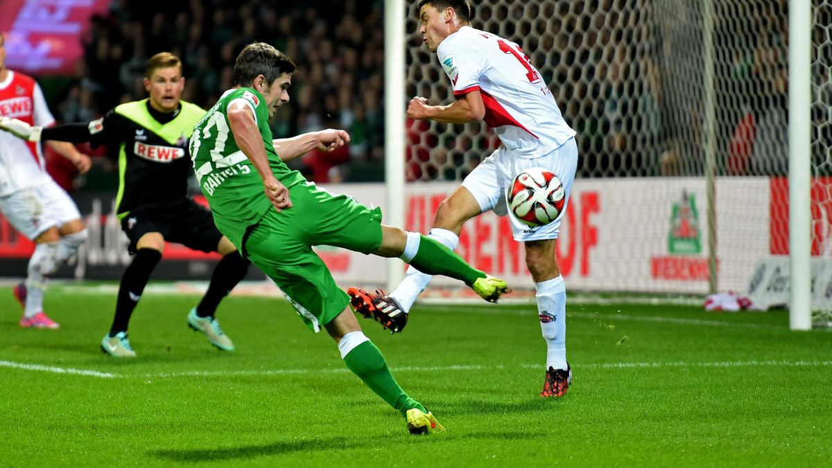 Werder Bremen gegen den 1. FC Köln