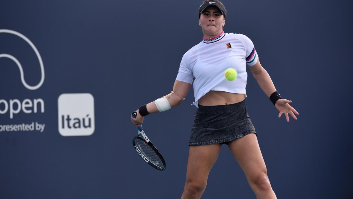 Un Mois Après La Sensation Canadienne Bianca Andreescu A Repris Lentraînement Eurosport 