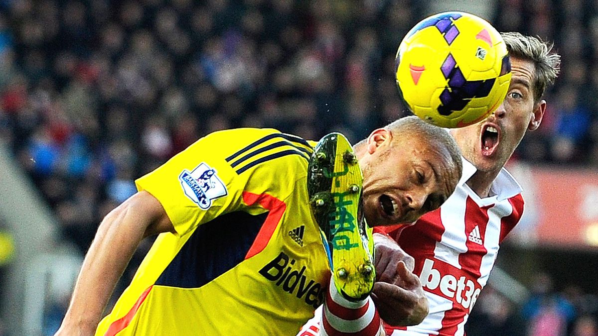 Stoke City Defeat Sunderland As Wes Brown Sees Red Eurosport