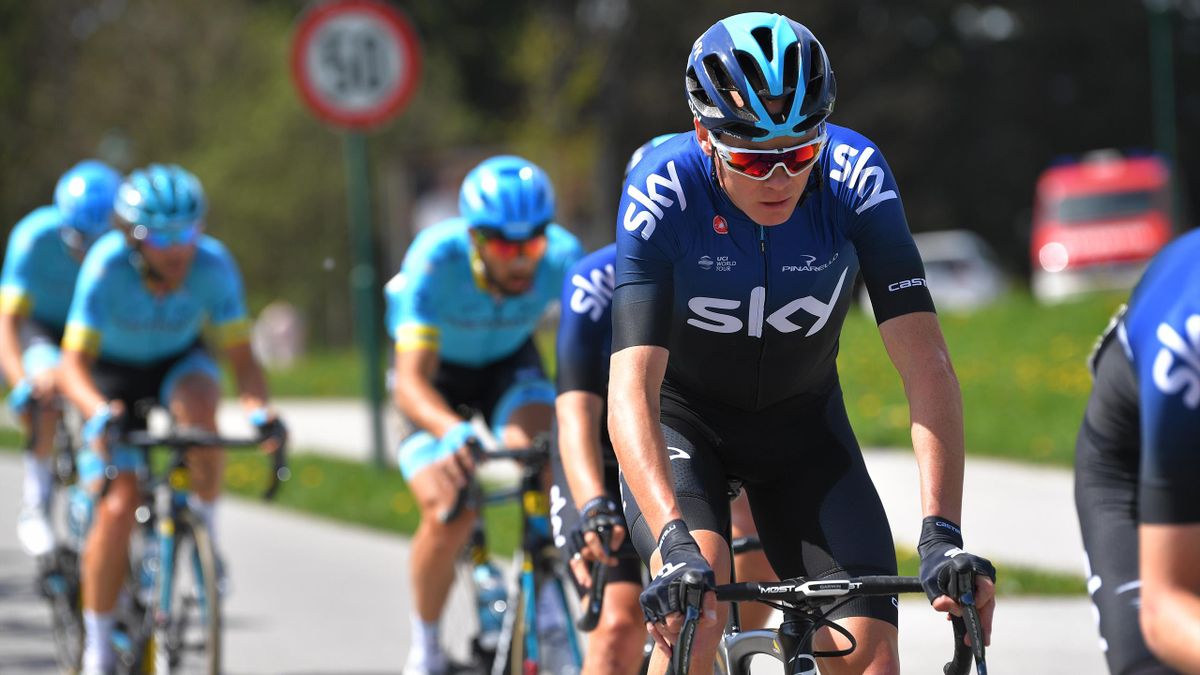 Christopher Froome of United Kingdom and Team Sky / during the 43rd Tour of the Alps 2019, Stage 1 a 144km stage from Kufstein to Kufstein / @Tourof_TheAlps / #TotA / on April 22, 2019 in Kufstein, Austria