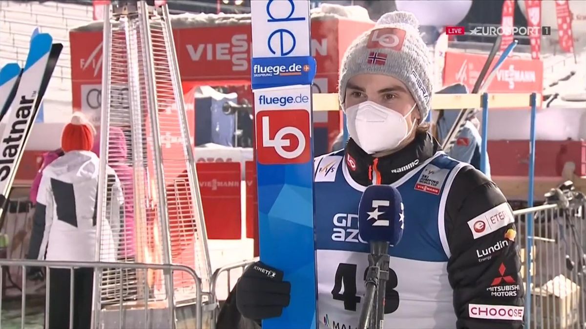 Magnificent Marius Lindvik toasts first World Cup win of the season with brilliant jump in ...