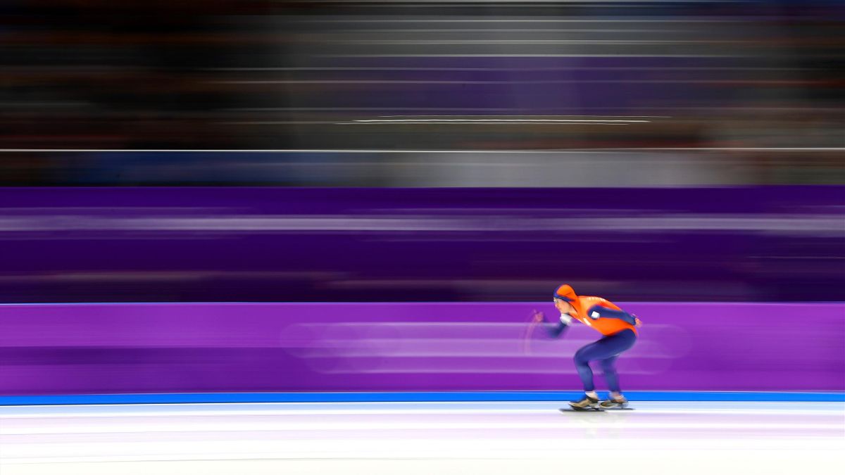 Sven Kramer of the Netherlands competes during the Men's 5000m Speed Skating event on day two of the PyeongChang 2018 Winter Olympic Games