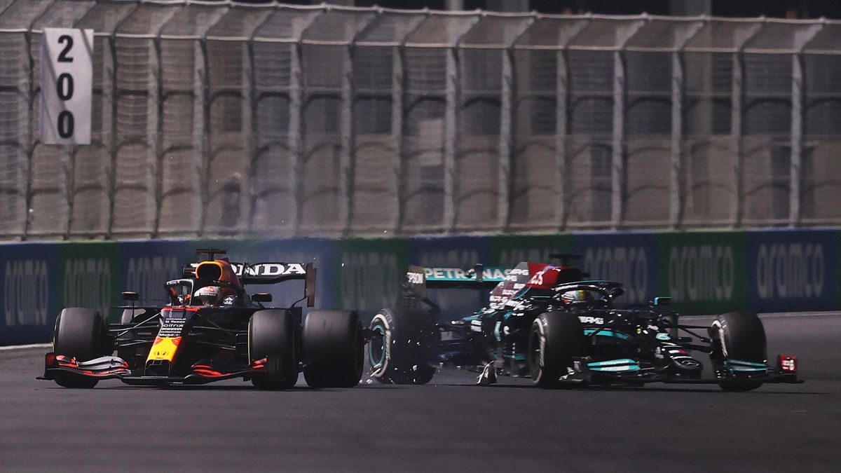 Max Verstappen und Lewis Hamilton in Saudi-Arabien