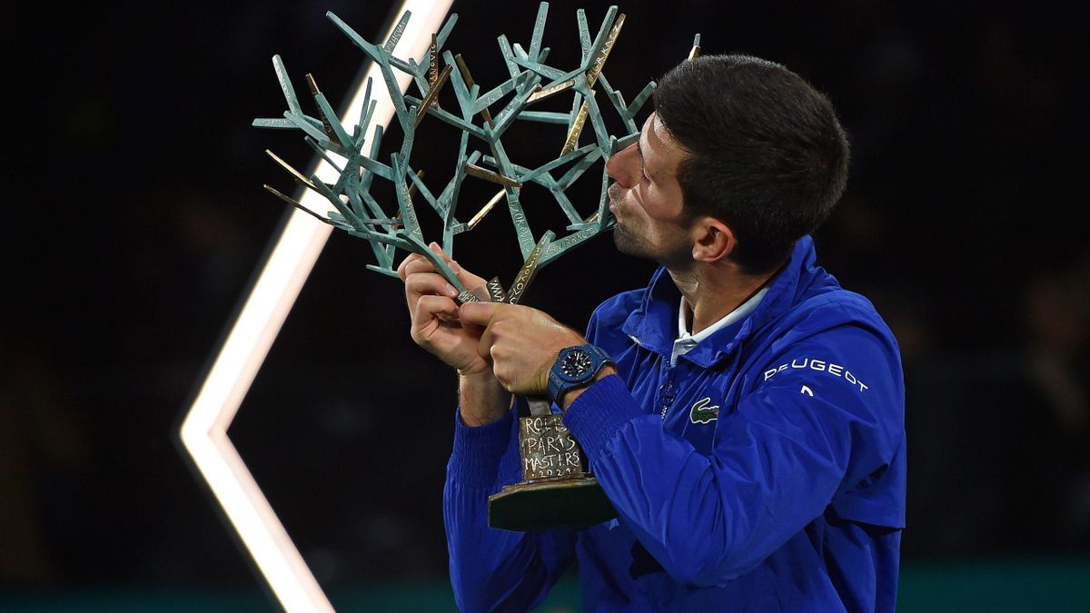 Novak Djokovic a remporté le Rolex Paris Masters 2021