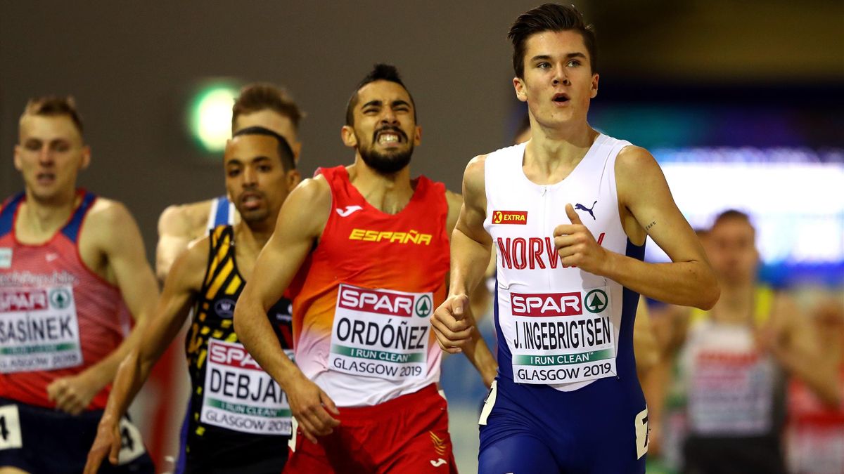 Jakob Ingebrigtsen domina su serie del 1.500 en los Europeos de Glasgow 2019