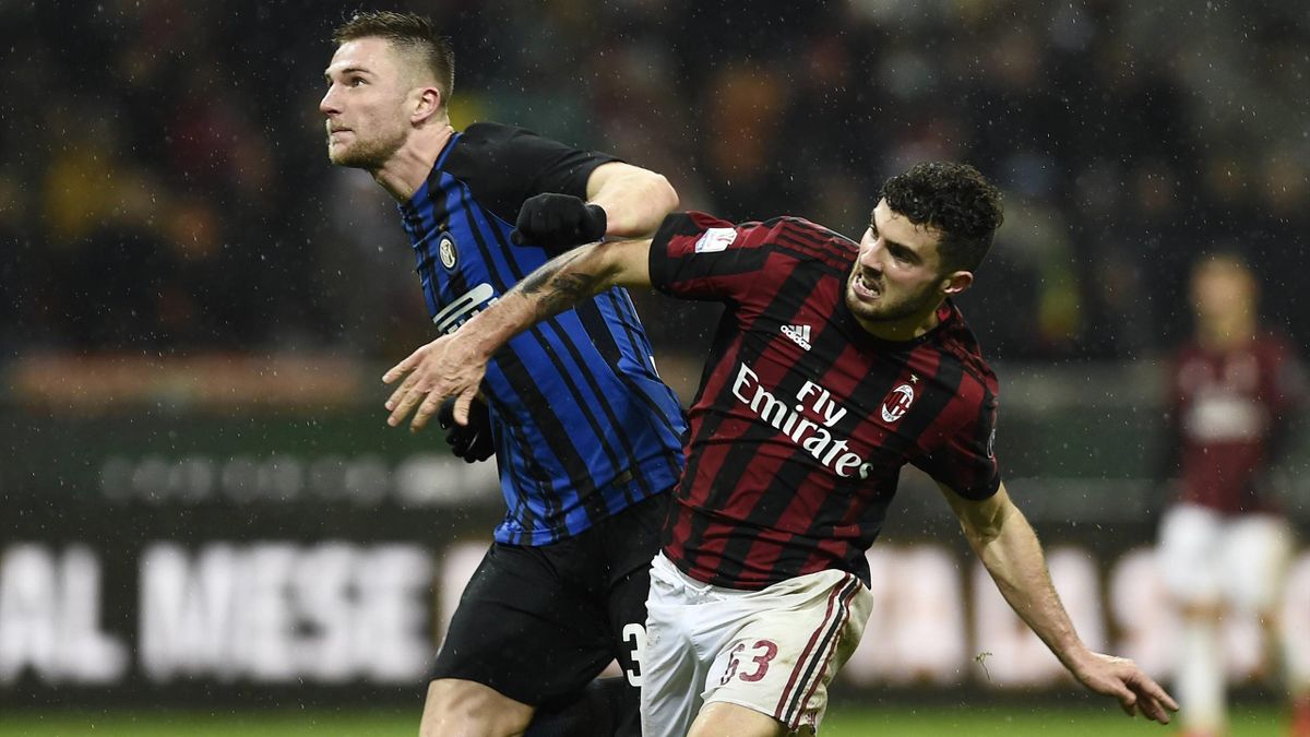 Patrick Cutrone, Milan Skriniar, Inter-Milan, Getty Images