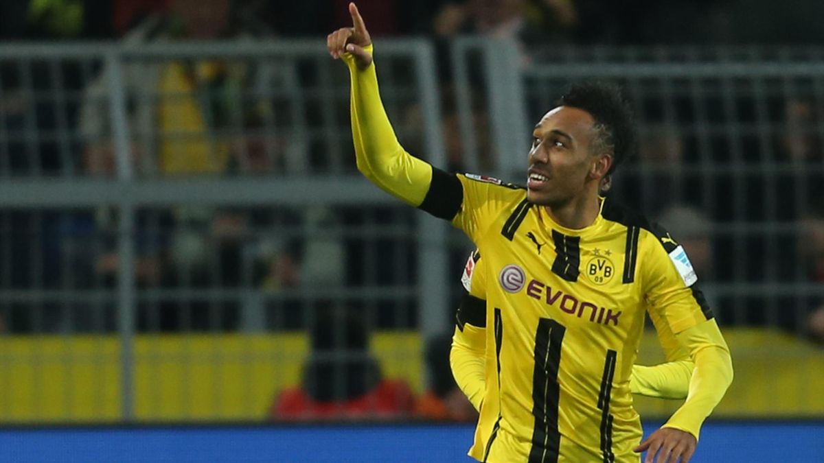 Pierre Emerick Aubameyang On Fire As Dortmund Crush Gladbach Eurosport