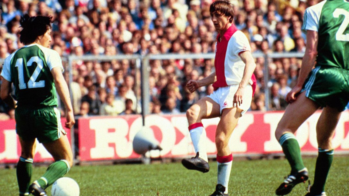 Cruyff, con el Ajax en la temporada 1982/83.