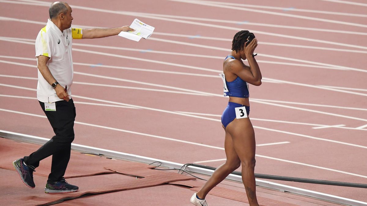 Brianna McNeal disqualifiée en séries du 100m haires des Mondiaux 2019