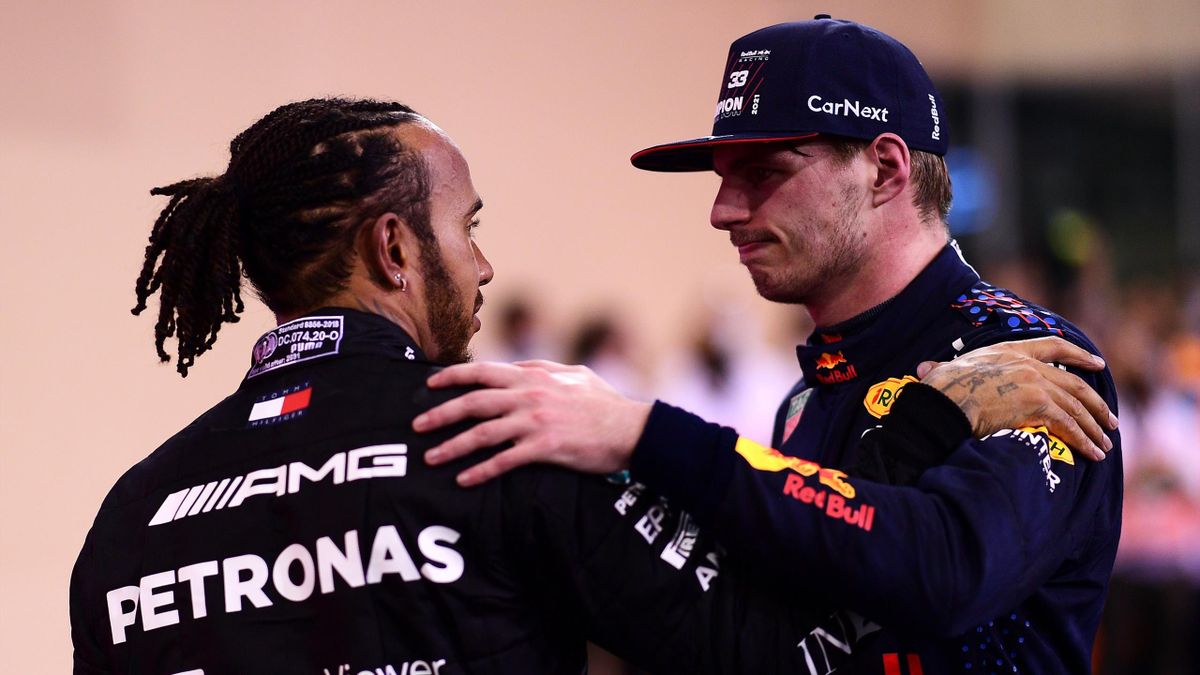 Lewis Hamilton și Max Verstappen