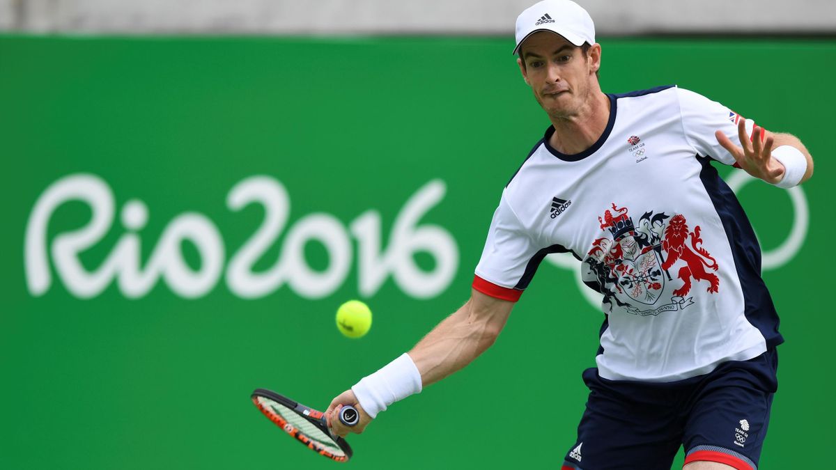 Andy Murray in action in Rio.