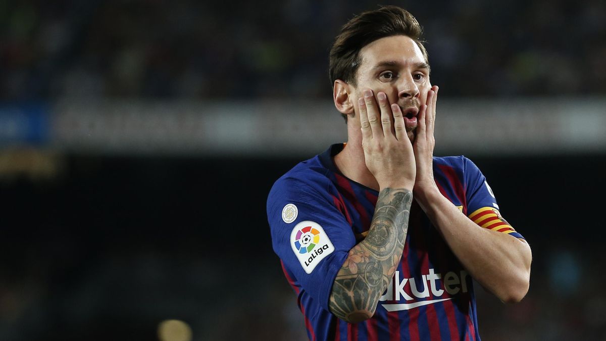 Lionel Messi (Barcelone) face à Gérone
