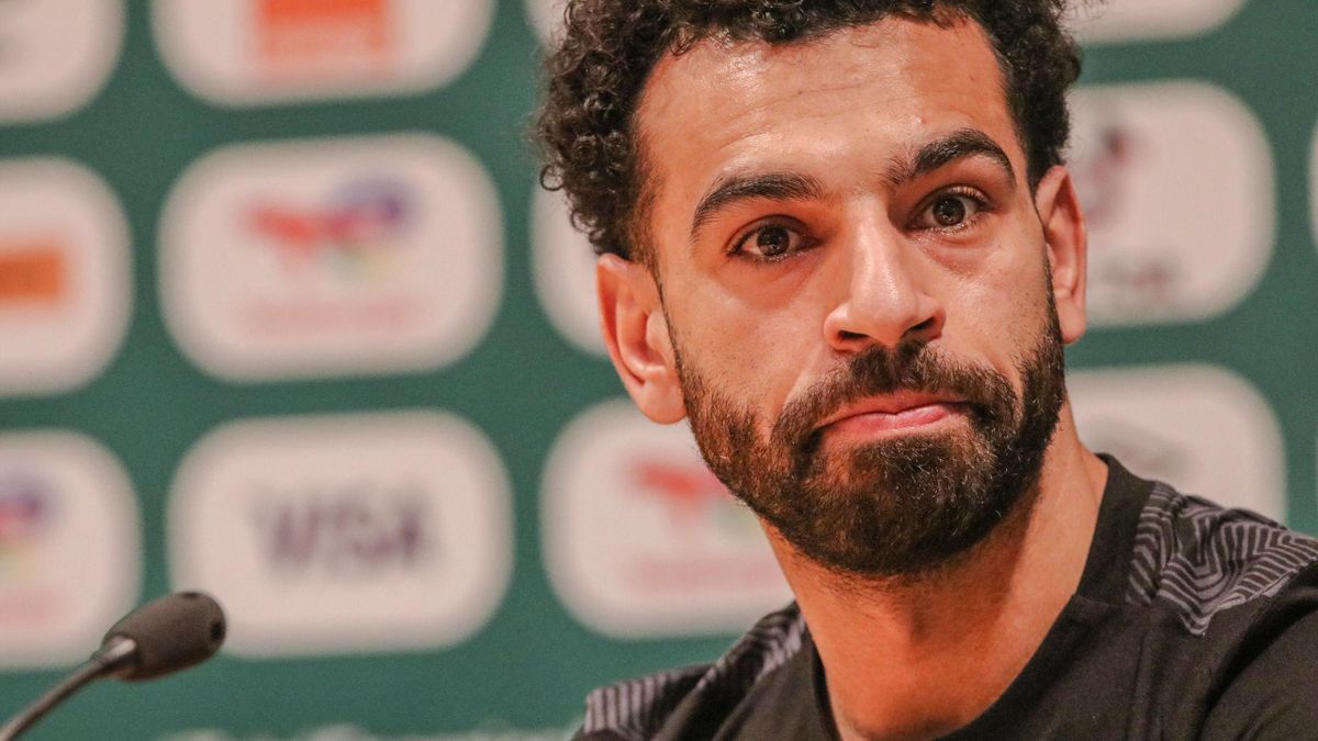 Egypt's captain Mohamed Salah speaks