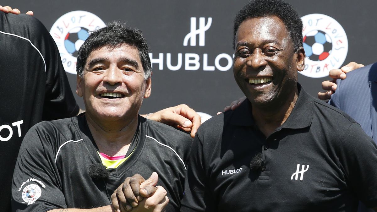 Diego Maradona: Pele mourns death of Argentina, Barcelona ...