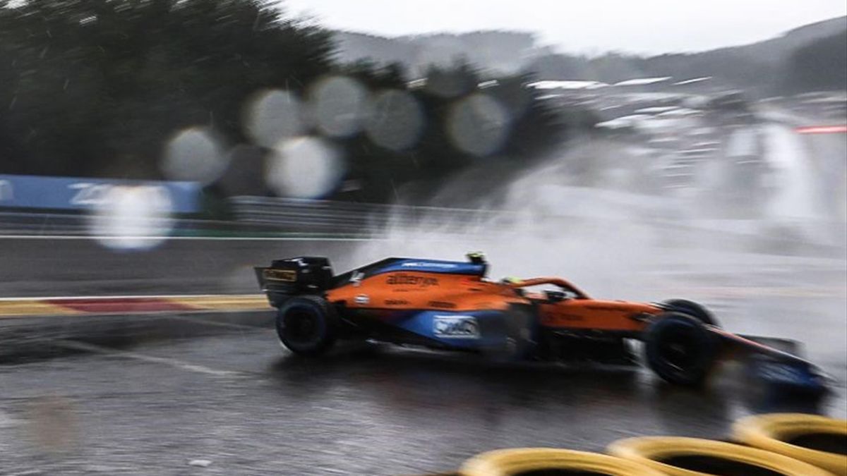 Lando Norris (McLaren) au Grand Prix de Belgique 2021