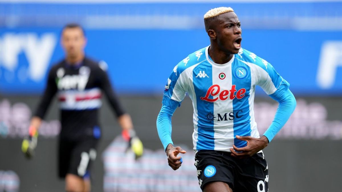Osimhen a segno in Sampdoria-Napoli - Serie A 2020/2021 - Getty Images
