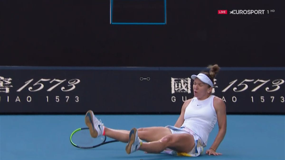 Emoții Mari Pentru Simona Halep A Căzut Rău La Australian Open Reacția Alexandrei Dulgheru Eurosport