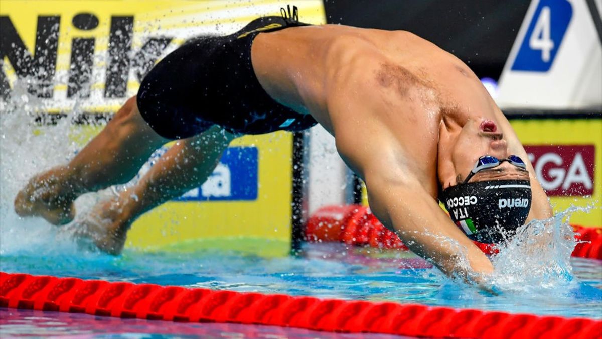Thomas Ceccon ai Mondiali di nuoto 2022 a Budapest