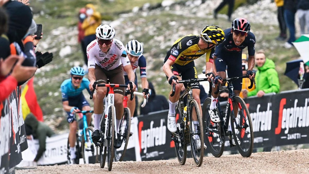 Ciclismo, Giro d'Italia, Bernal squarcia lo sterrato: tutti i numeri  (impressionanti) del colombiano - Eurosport