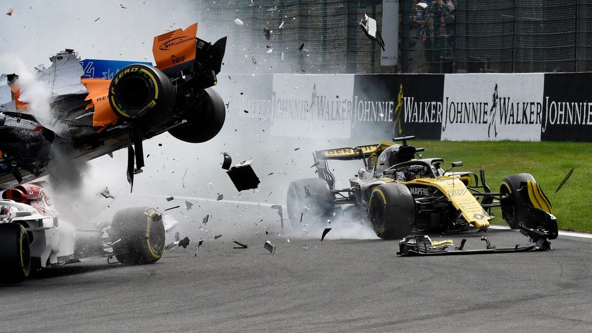 L'incidente di Nico Hulkenberg, Renault, Getty Images
