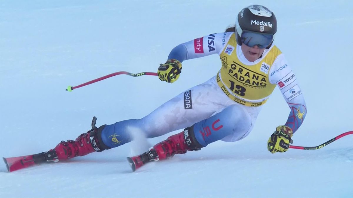 Val d'Isère : Downhill women - Breezy Johnson