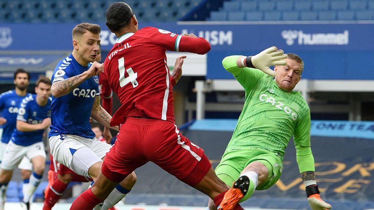 Jordan Pickford To Face No Action Over Virgil Van Dijk Challenge Eurosport